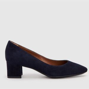 Aquatalia Suede Pumps Navy